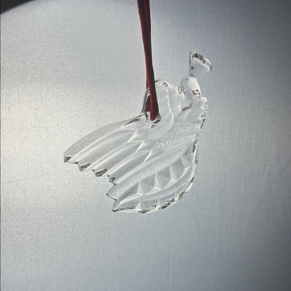 Gorham Lead Crystal Angel Ornament